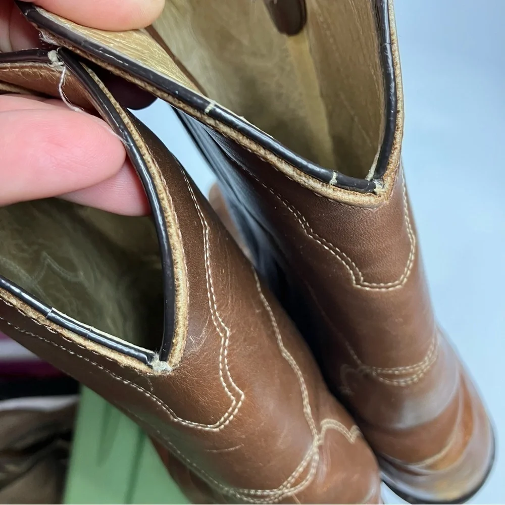 Double H leather cowboy boots‎ men’s size 9